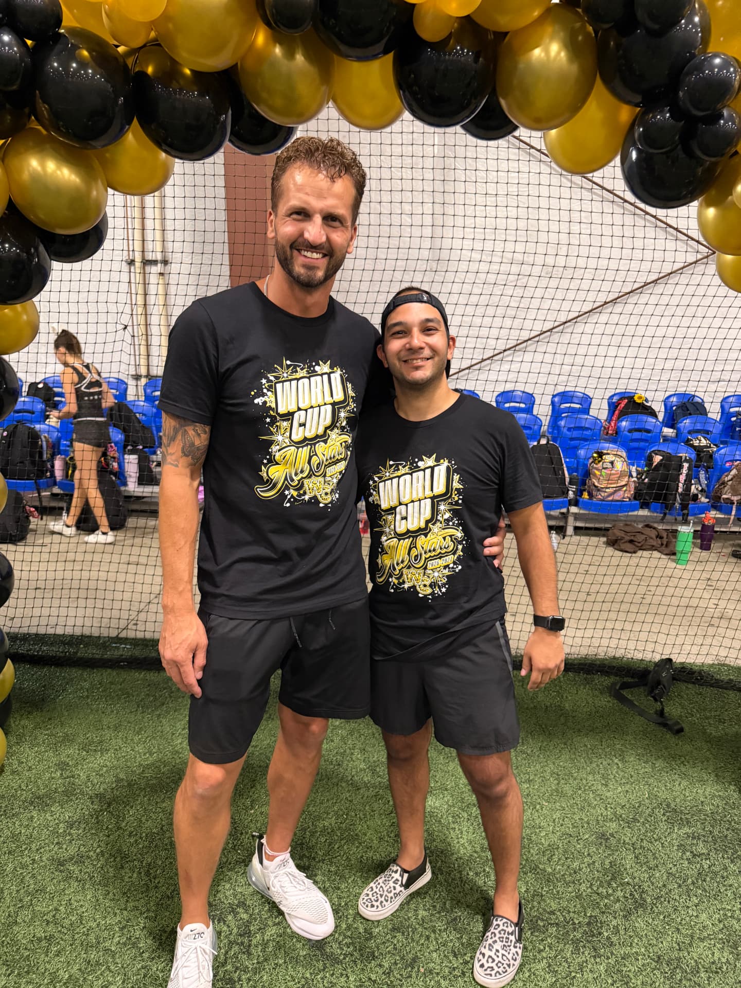 Two ACT coaches at camp
